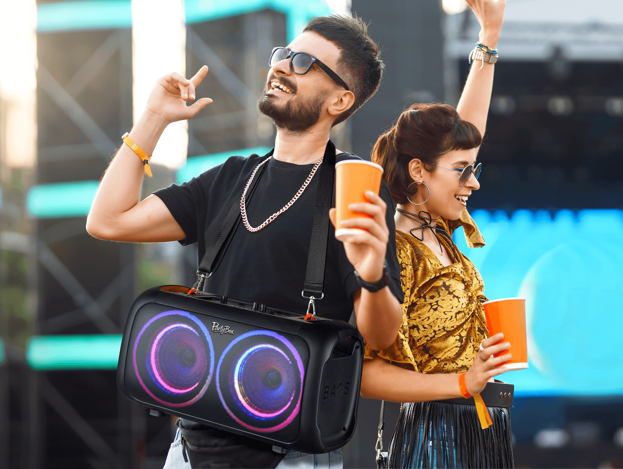 ABX-2650R portable party speaker